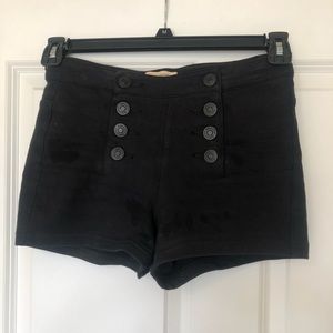 BlueAsphalt XS high waisted black shorts